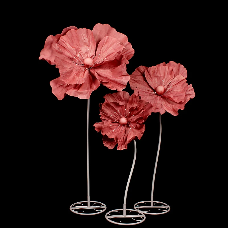 

New wedding props large screen flower foam flower pole stage decoration flower wedding window decorations