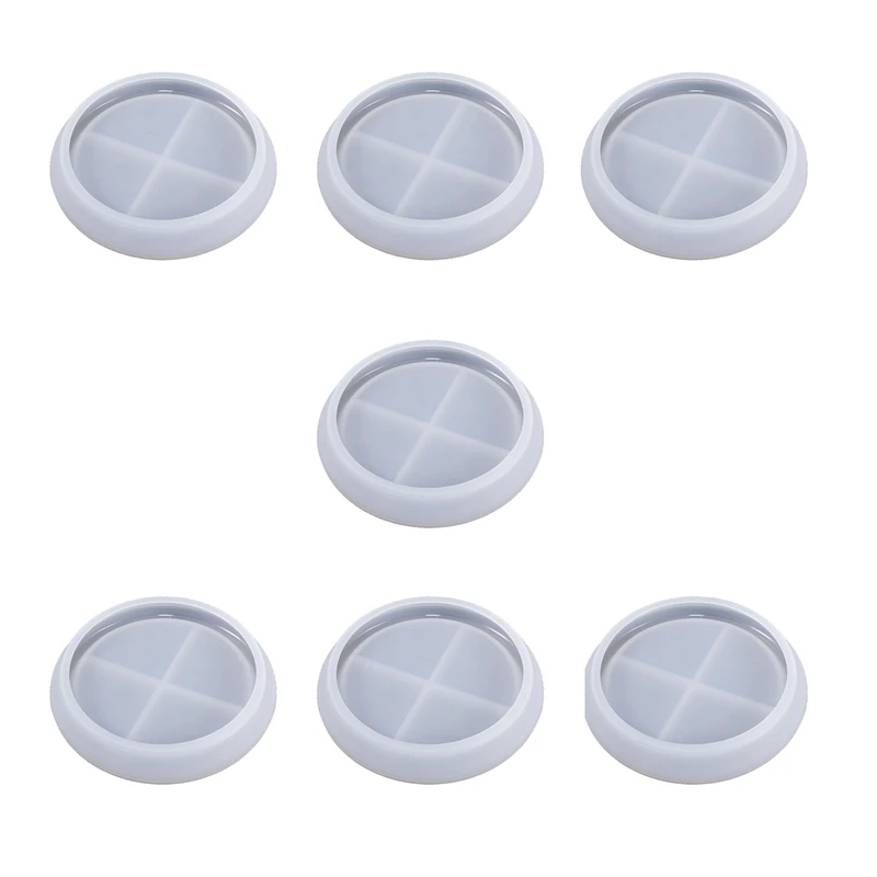 

7 шт. круглая силиконовая Прозрачная клеевая форма