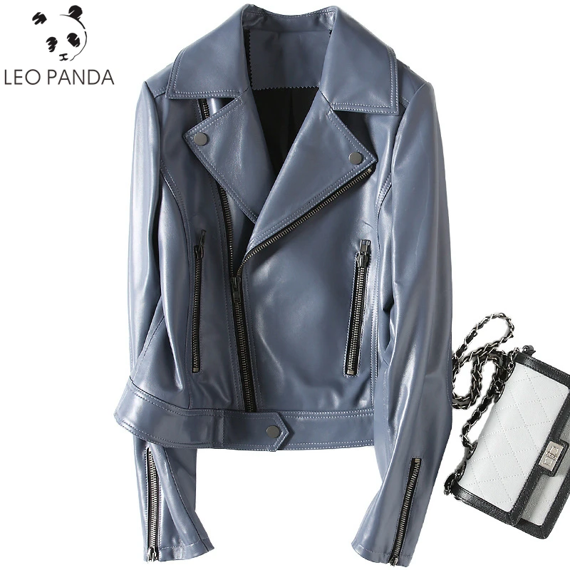 100% натуральная кожа куртка для женщин 2021 Осенняя короткая женская из натуральной