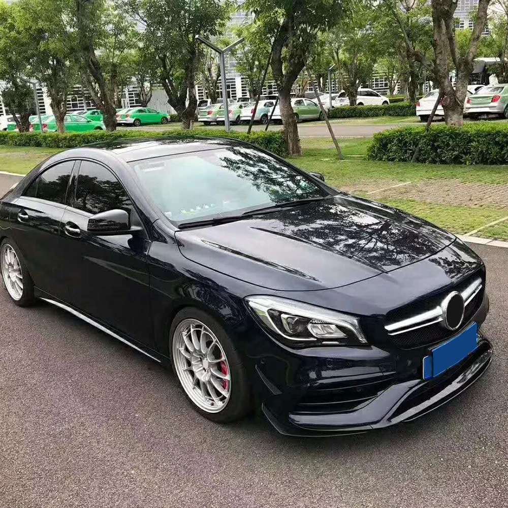 Автомобильные передние бамперы для Mercedes Benz CLA Class W117 Sport 2014 2019 ABS глянцевые