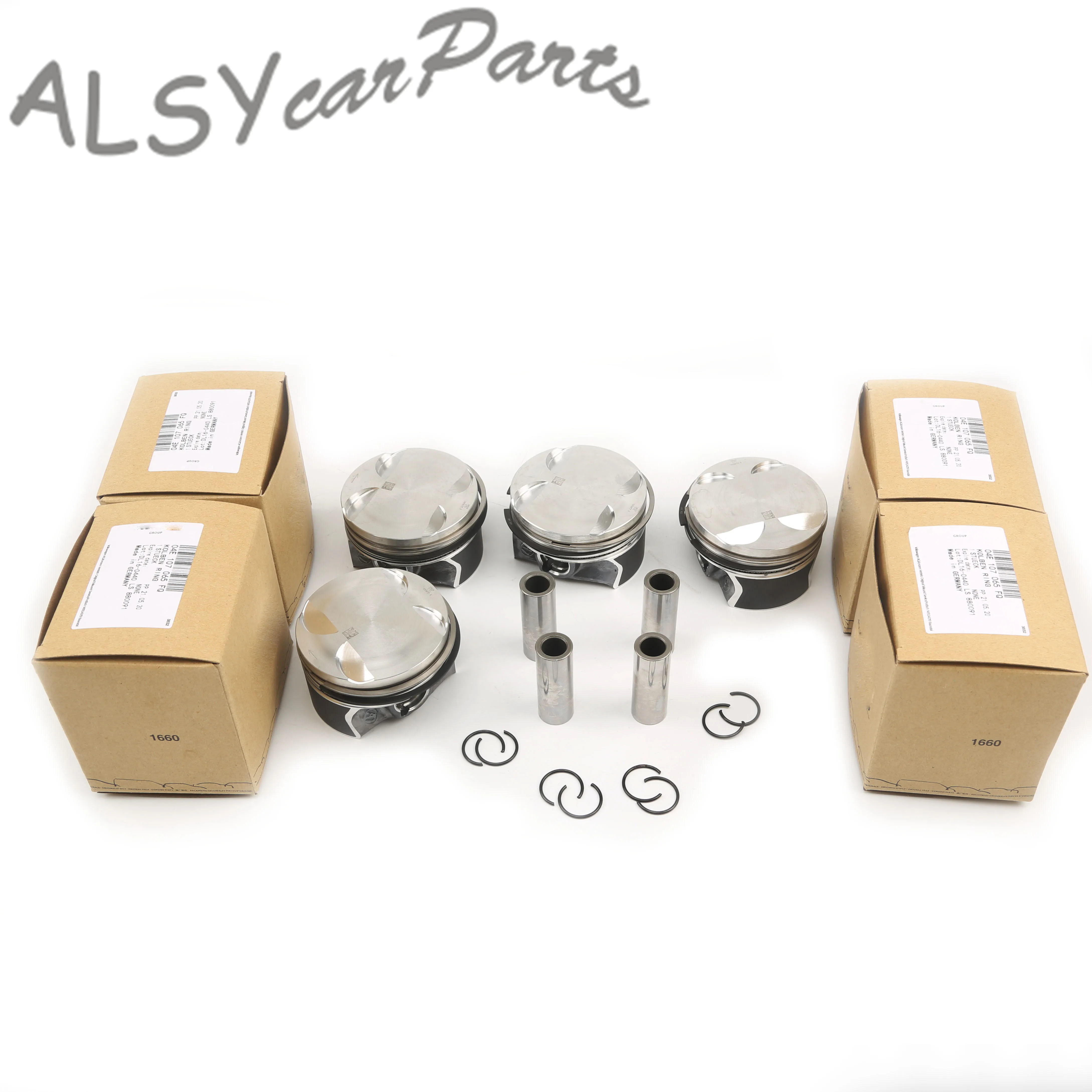 

04E 107 065 FQ Engine Pistons & Piston Rings Set For VW Caddy Beetle Golf Cabriolet Jetta Polo Touran Audi A3 S3 Skoda Octavia