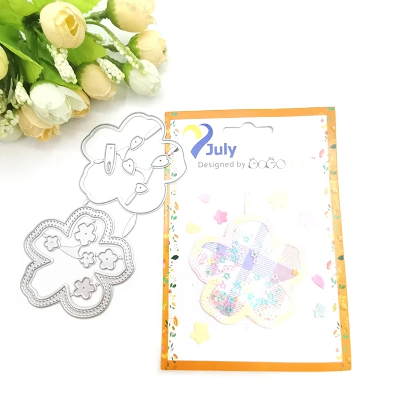 

Flowers Type Carbon Steel Cutting Dies Stencil Scrapbooking DIY Album Stamp Paper Card Embossing Decoration Craft