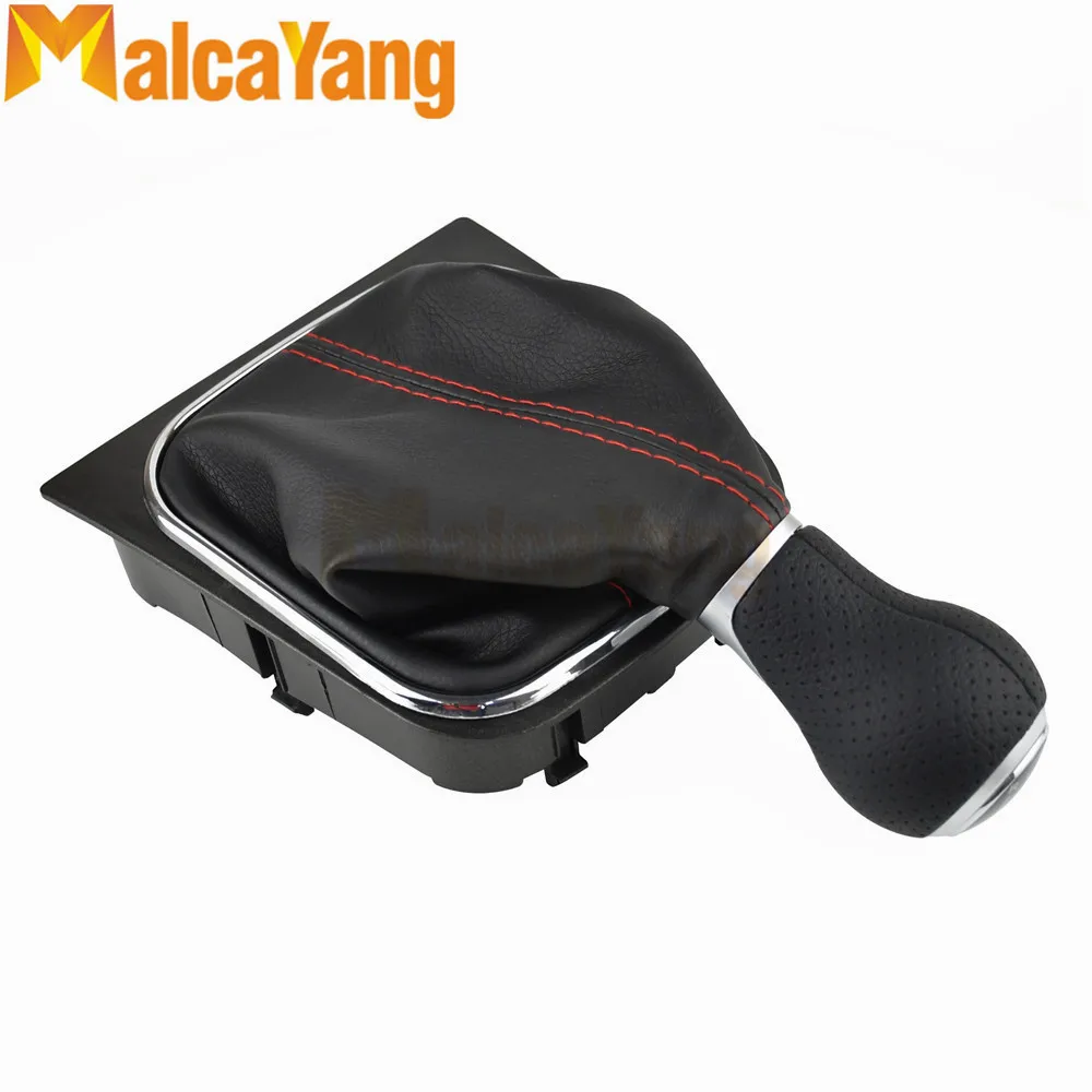 5 6 скоростей серебряное кольцо фоторучка ручка рукоятка для Volkswagen Golf 5/6 MK5/6