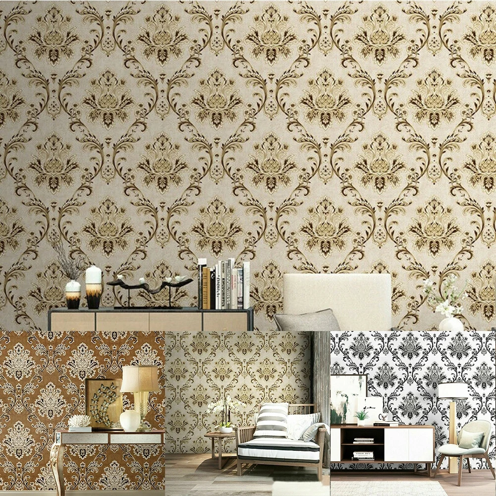 

Kitchen Wall sticker Material DIY Retro European style Stripe Wall Sticker