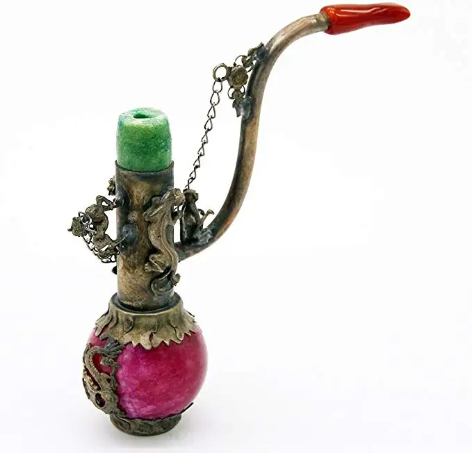 CChina древнее украшение, нефрит, тибетский серебряный художественный пистолет, подарок на день рождения, бесплатно