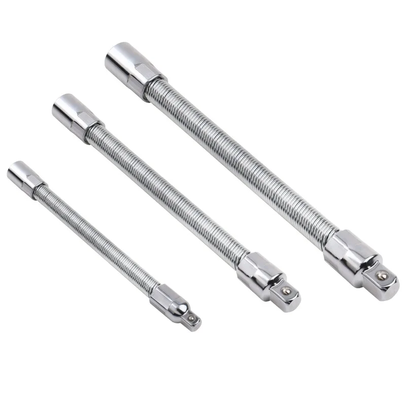 

3Pcs/Set Flexible Socket Extension Bar Set 1/2 1/4 3/8 Shaft Drive 10 8 6