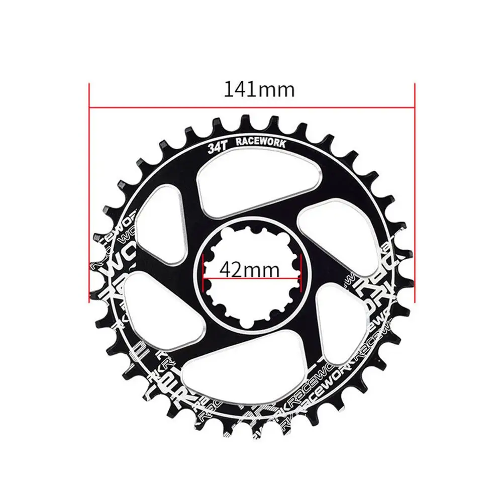 

Bicycle Crankset Bicycle Chainwheel MTB Bike Crankset Aluminum Alloy With Bottom 160mm Crank Black 32T 34T 36T 38T Plate