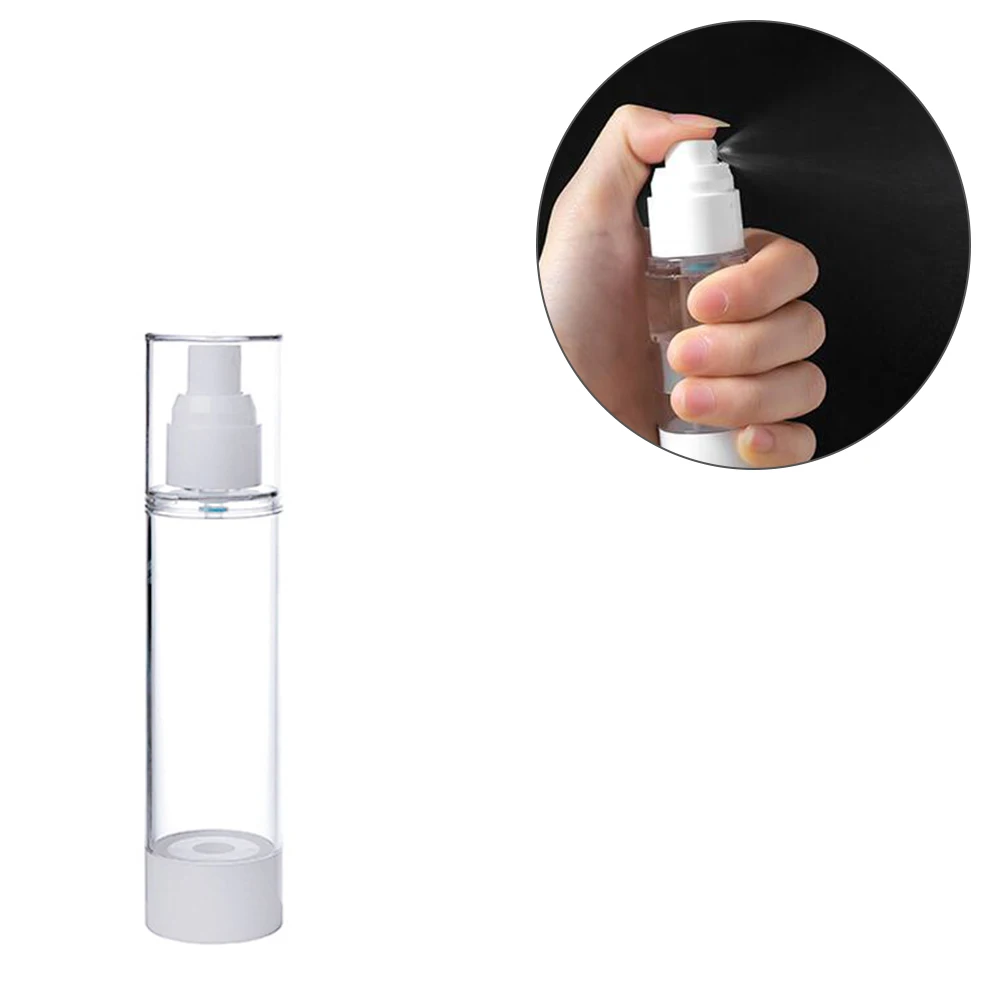 

2PCS 50ML Vacuum Transparent Spray Bottle Empty Water Sprayer Makeup Perfume Mist Atomizer Multifunctional Refillable Dispense