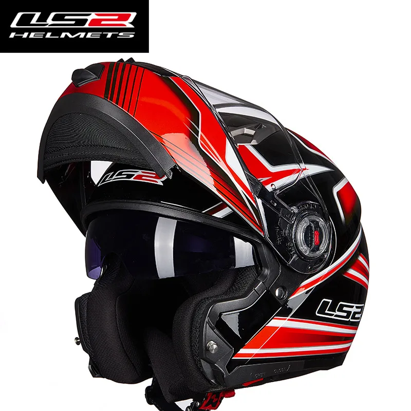 LS2 FF370 флип Pp мотоциклетный шлем с внутренним солнечным щитом capacete ls2 Authority модульный Мужской Женский шлем Casco Moto - Цвет: 19