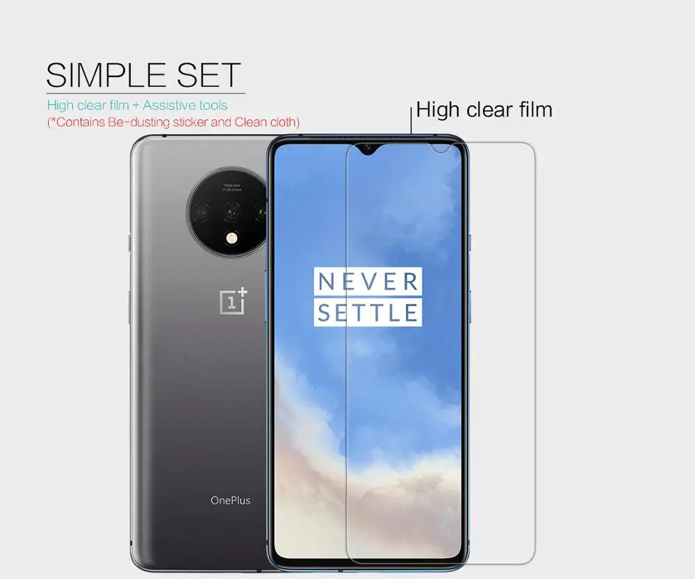 Защитная пленка для экрана Oneplus 7T NILLKIN Глянцевая супер прозрачная 6T 1 + 7 6 5T в