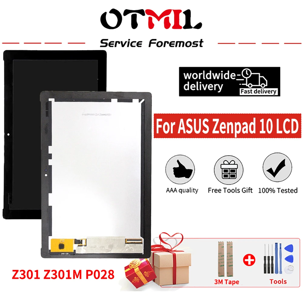 ЖК дисплей OTMIL 10 1 ''для ASUS Zenpad Z301 Z301M P028 сенсорный экран дигитайзер полная
