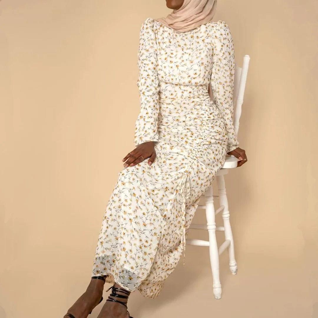 

Ramadan Eid Abaya Dubai Turkey Muslim Dress Islam Clothing Dresses Abayas For Women Robe Longue Djellaba Femme Musulman De Moda