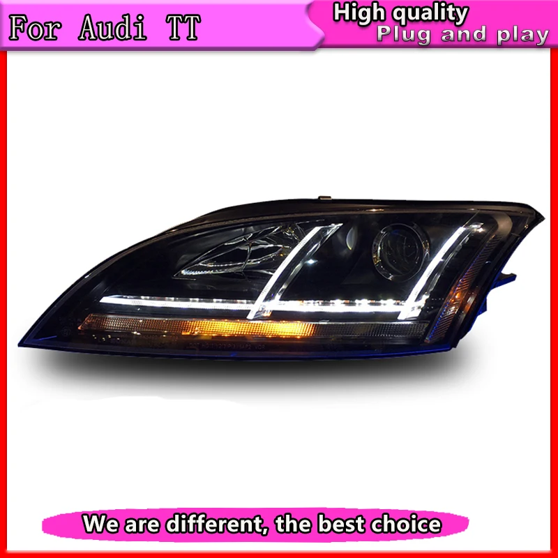 

Car Styling for Audi TT headlight 2006-2014 led headlight for TT Headlight Lamp with dynamic turn signal