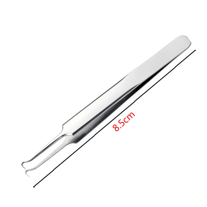 1 шт Черноголовых Пинцет для наращивания ресниц Нипер анти кислоты Сталь иглы Для