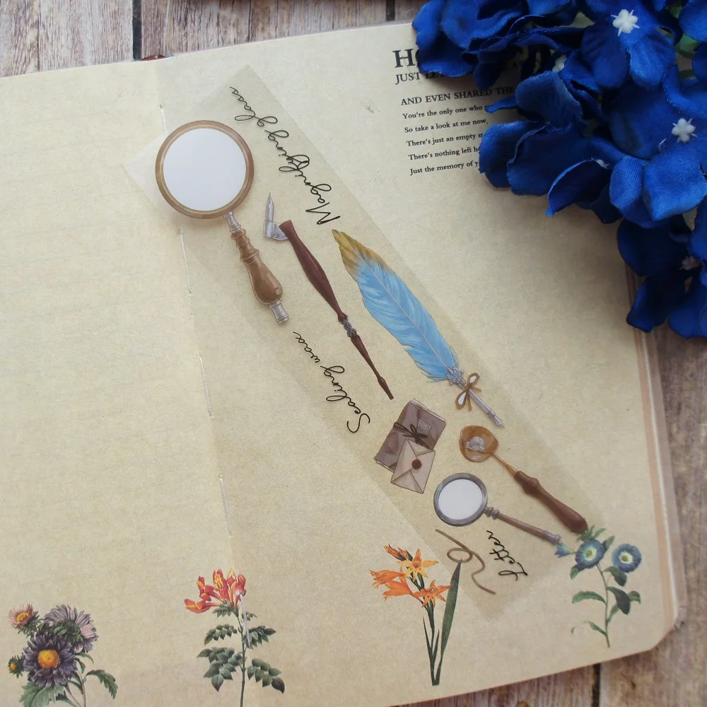 6 листов кабинет ручная работа комната ПВХ стикер Скрапбукинг Сделай Сам