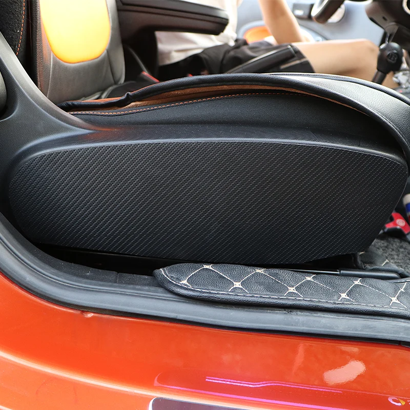 Защитная Наклейка для салона автомобиля кожаная декоративная накладка