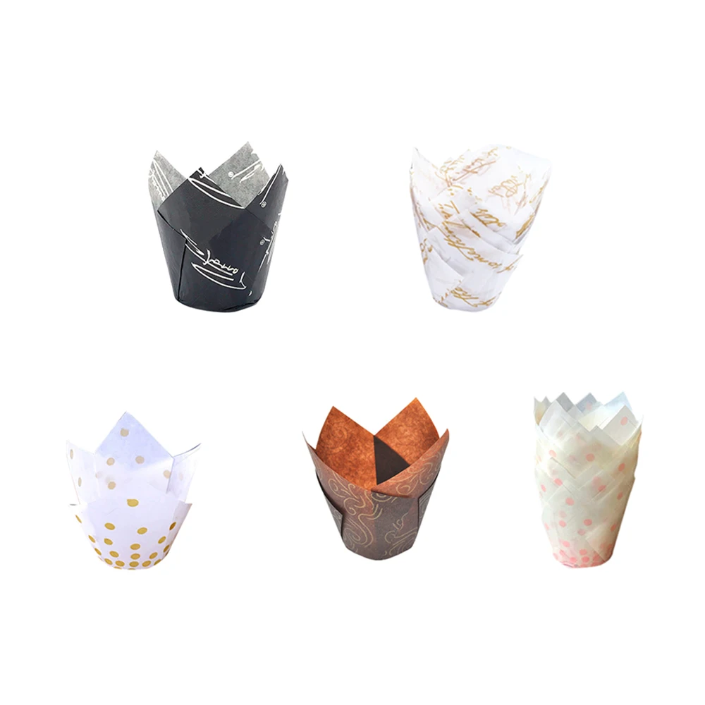 Новостные бумажные подкладки для кексов 50 шт. чашка выпечки свадебной вечеринки