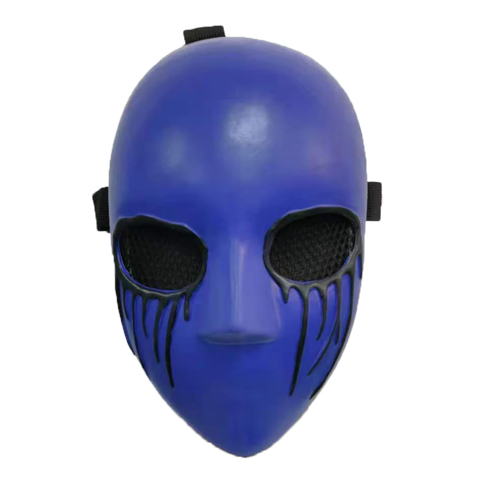 Городская легенда: Темно-Синяя Маска Джека Без глаз косплей латексная маска на