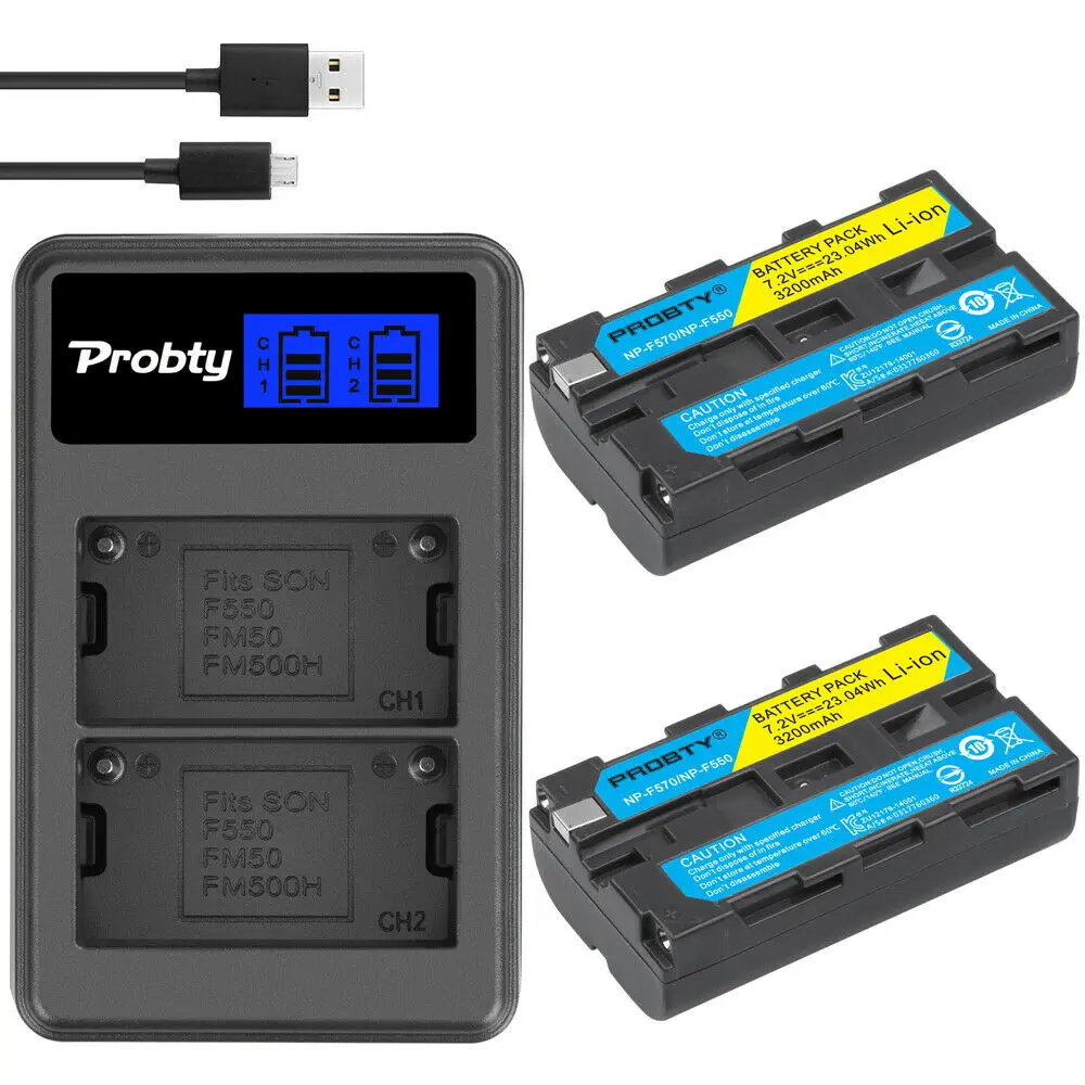 NP-F330 NP-F550 NP-F570 Батарея+ ЖК-дисплей Зарядное устройство для sony NP-F570 NP-F750 NP-F960 F970 F770
