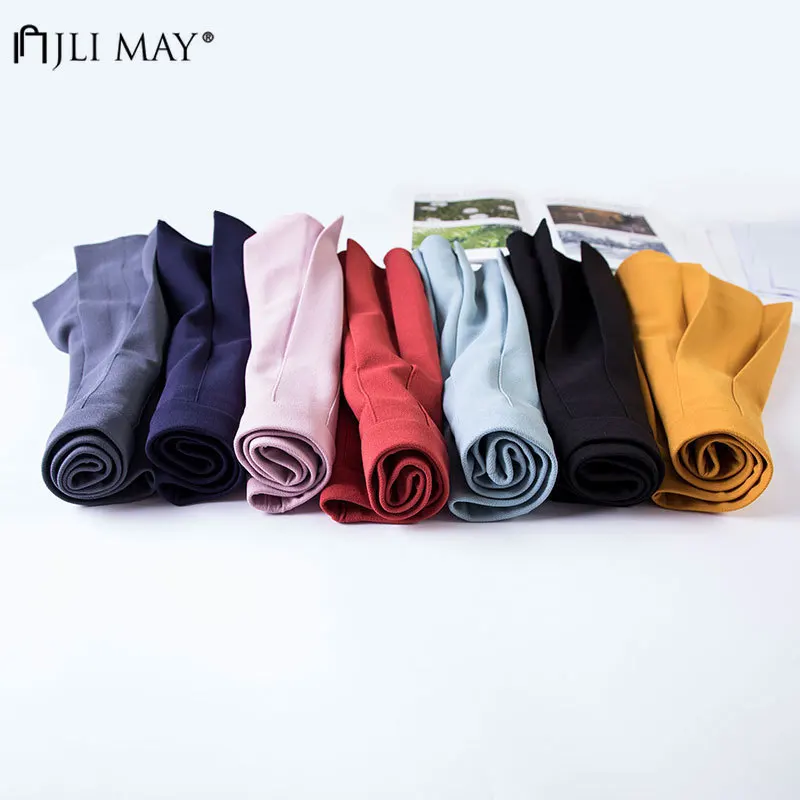 JLI MAY тонкие юбки в складку летняя однотонная Повседневная мини юбка с высокой