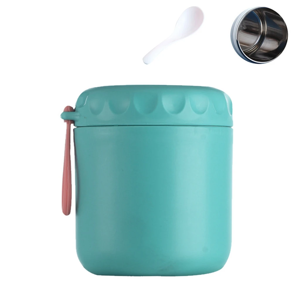 Термос из нержавеющей стали 430 мл мини-термос термос с ложкой изолированный