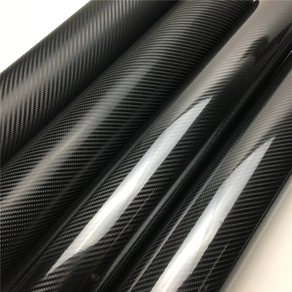 Виниловая пленка из нескольких углеродных волокон автомобильная суперблестящая