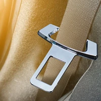 car seat belt buckle anti oxidation high compatibility clip metal fittings safety belt stopper plug vehicle lock buckle interior