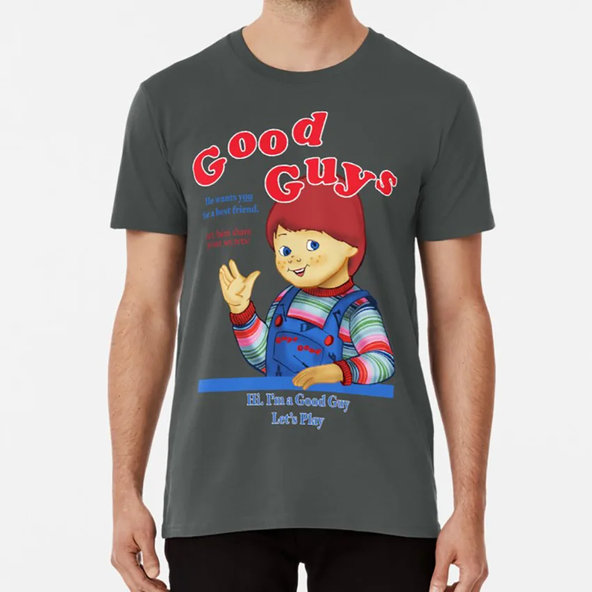 Good Guys футболка Чаки childs play good guys pals игрушки фильмы кукла из фильма ужасов juego de ni os