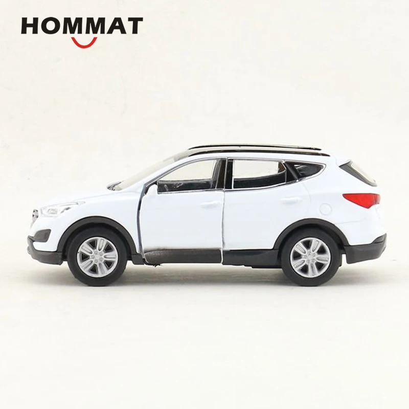 HOMMAT масштаб 1:36 МОДЕЛЬ Hyundai Santafe игрушечный автомобиль из металлического сплава