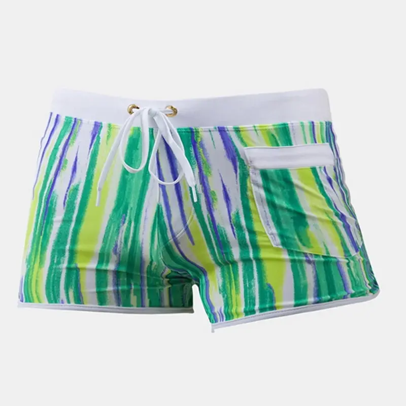 

Laamei Summer Swimwear Men Swim Trunks Solid Beach Swimming Pants Quick Dry Sexy Shorts Swimsuit Man Swim Briefs for Pool Surf