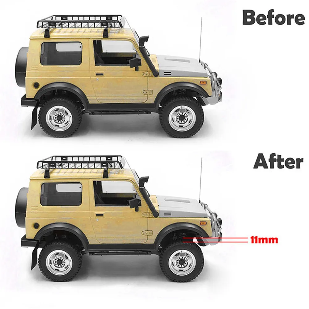 Комплект металлических переходников 11 мм комплект для 1/6 CAPO Sixer 1 Samurai Jimny запчасти