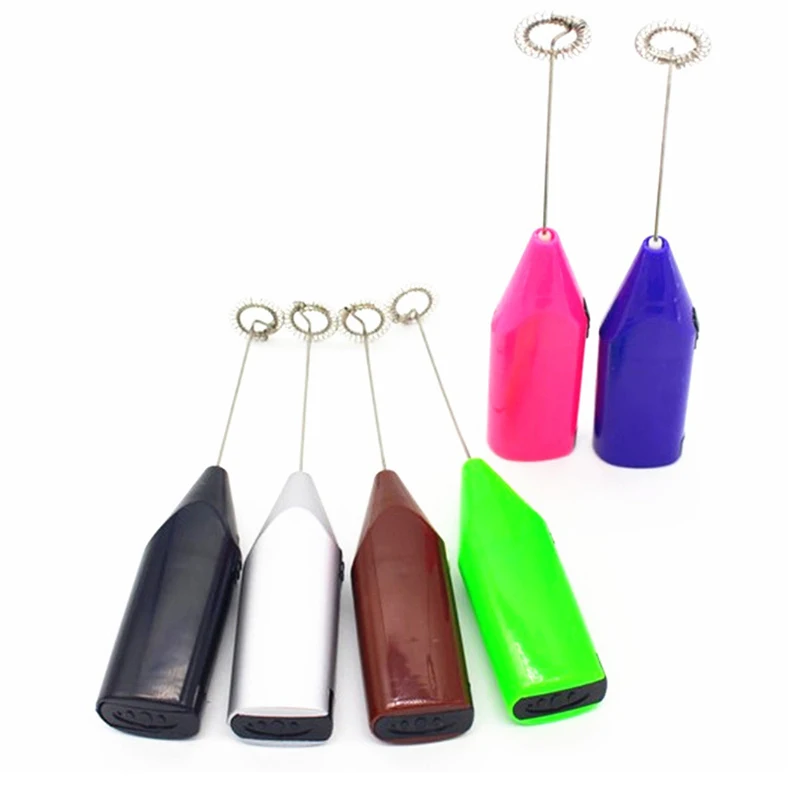

Electric Milk Frother Egg Beater Kitchen Drink Foamer Whisk Mixer Stirrer Coffee Cappuccino Creamer Whisk Frothy Blend Whisker