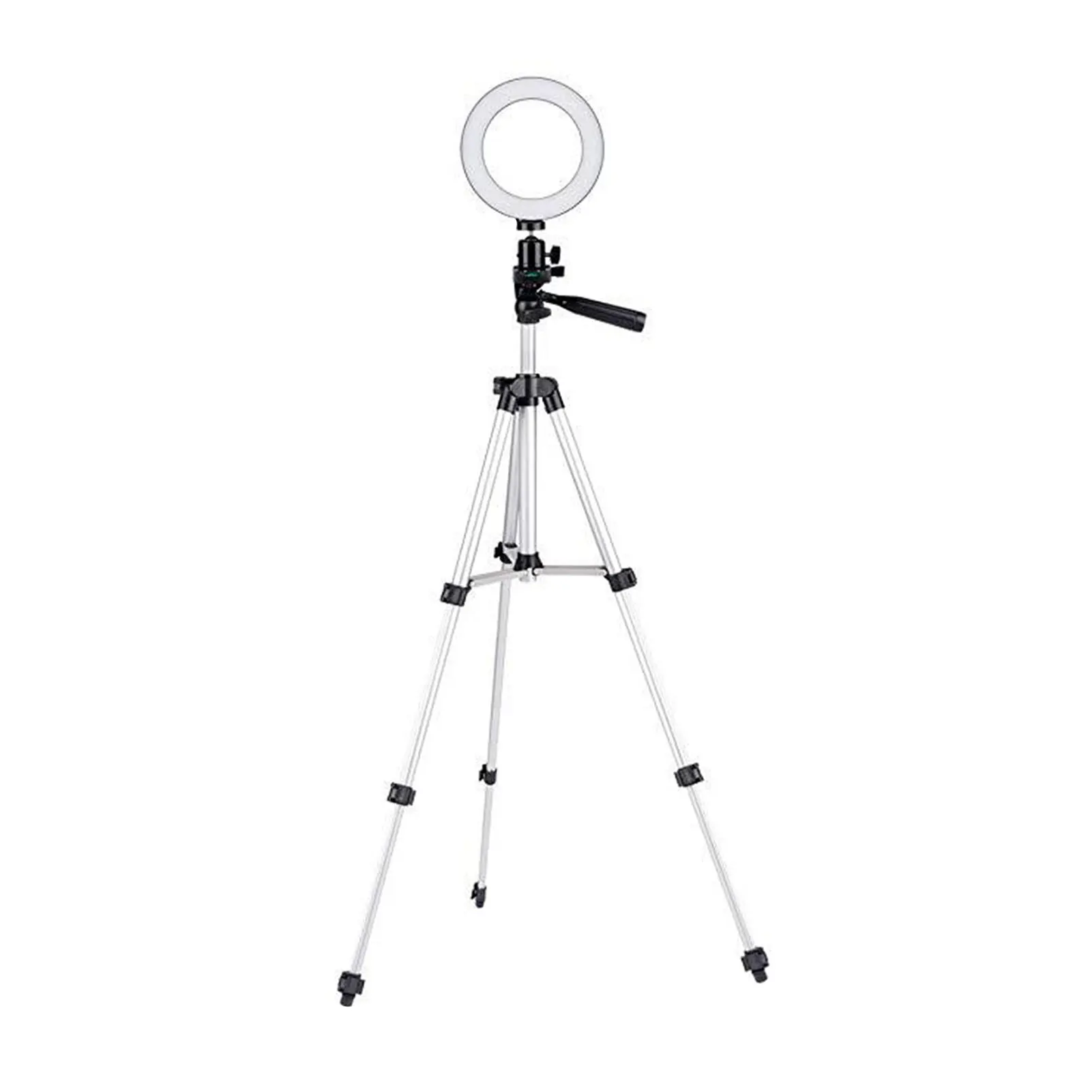 

Selfie Led Ring Light Bicolor Dimmable Lamp Ringlamp With Tripod Stand Overhead Arm Clip For Youtube Live Stream Video Recording