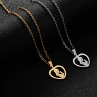 Женские ожерелья с кулоном Дева Мария, из нержавеющей стали, золотого цвета, римские украшения в подарок