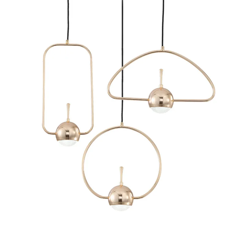 Современный светодиодный подвесной светильник s простой для гостиной столовой