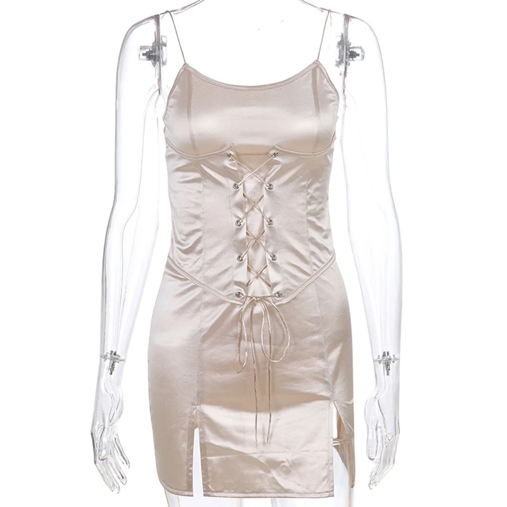 Женское платье Лето 2020 новый сексуальный Стиль платья без рукавов вечерние ночь