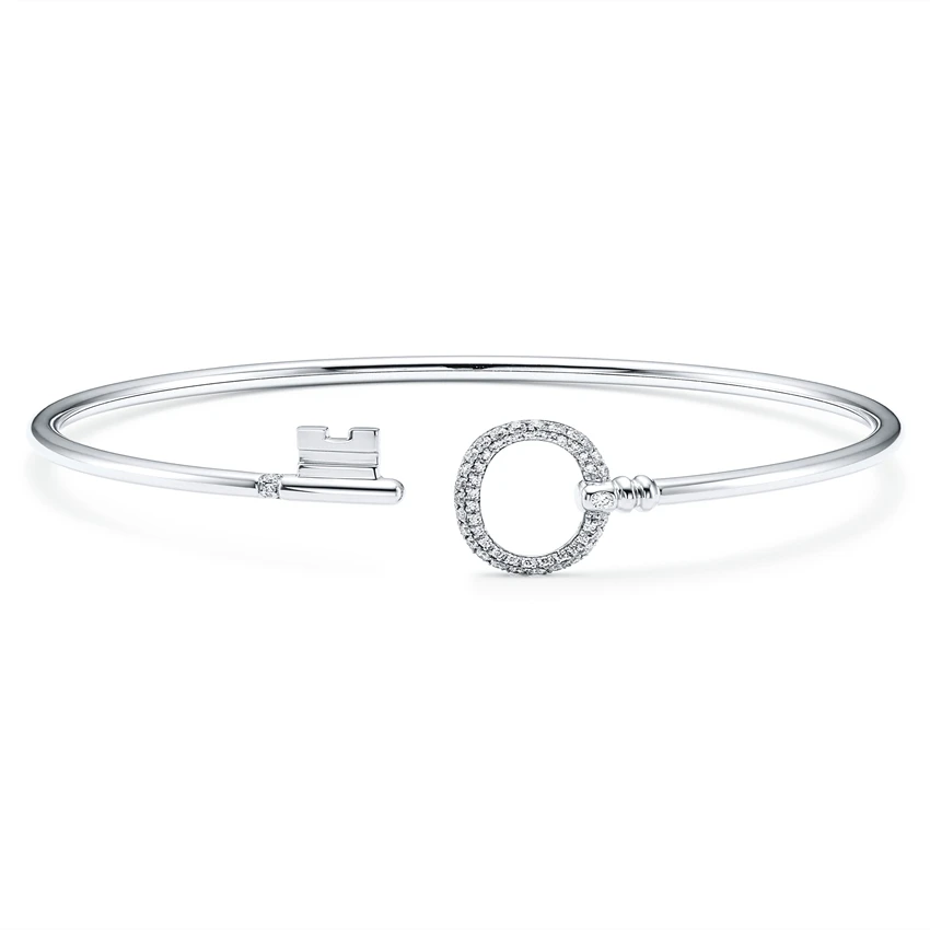 

Hot style set zircon elliptic coil bracelet key. 3