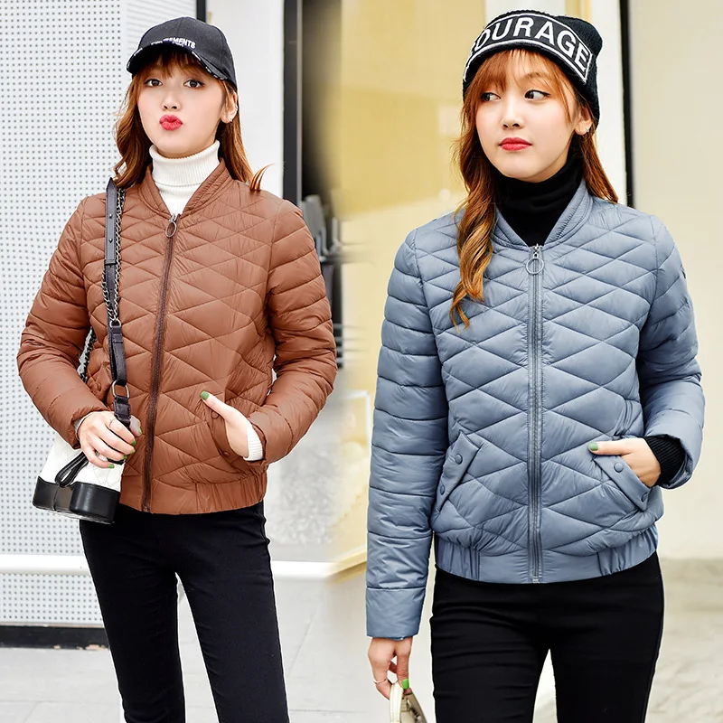 Пуховая парка новинка зимы 2019 пуховая хлопковая стеганая куртка костюмы Женская