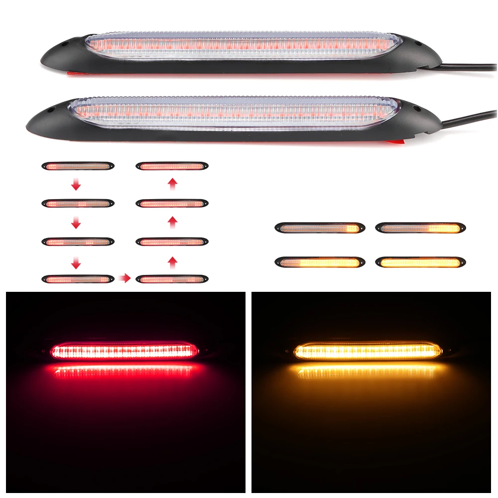 2 шт. автомобильные светодиодсветодиодный дневные ходовые огни 12 В|Сигнальная