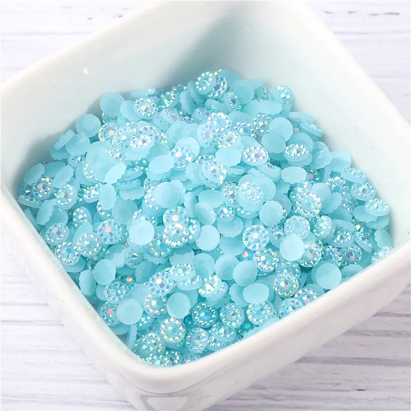 4 мм 5 6 Подсолнух ногтей ринестон Конус цветок граненый желе AB Смола Кристалл