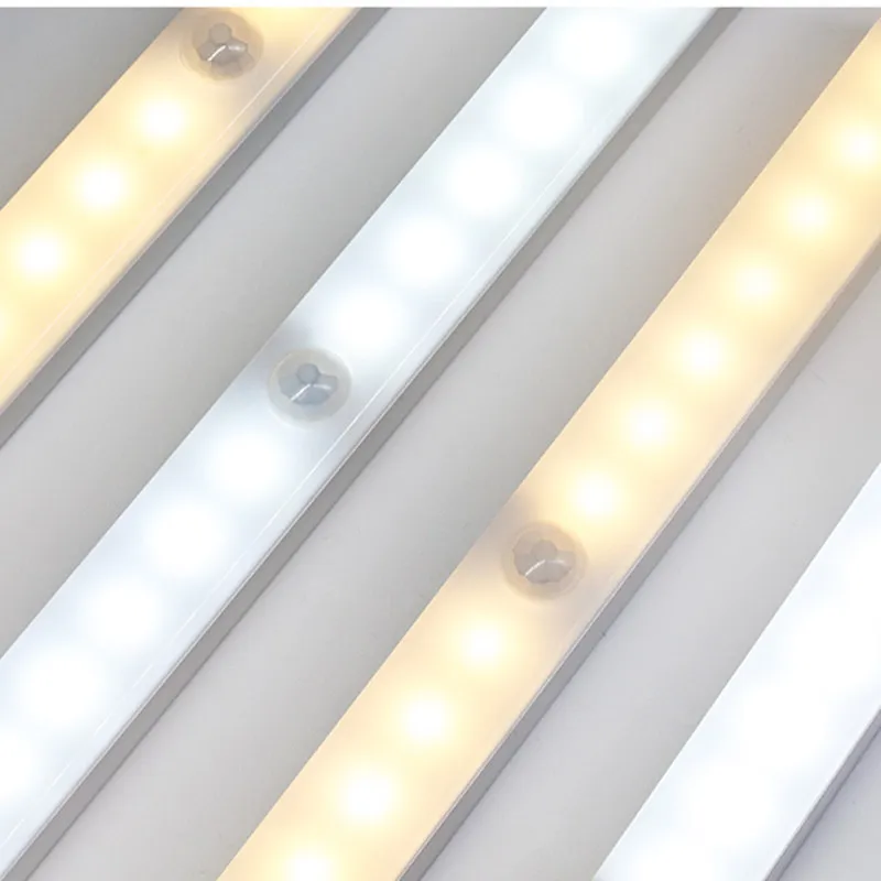 

LED Light Under Cabinet Lights Bathroom Lamp USB Charging Led Motion Sensor Closet Light Kitchens Night Lights Bedroom Wardrobe