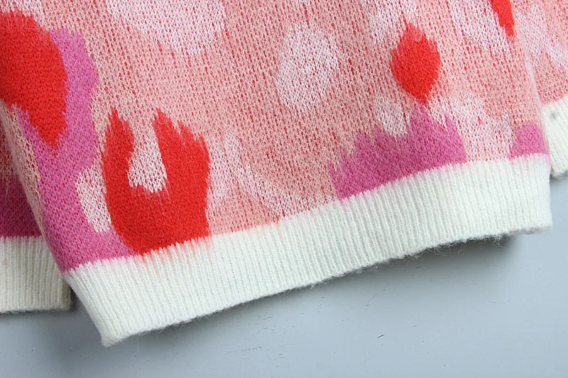 

European Korean sweaters women autumn winter 2020 jumpers knitted clothes Patchwork fashion Casual pullover Loose female sale