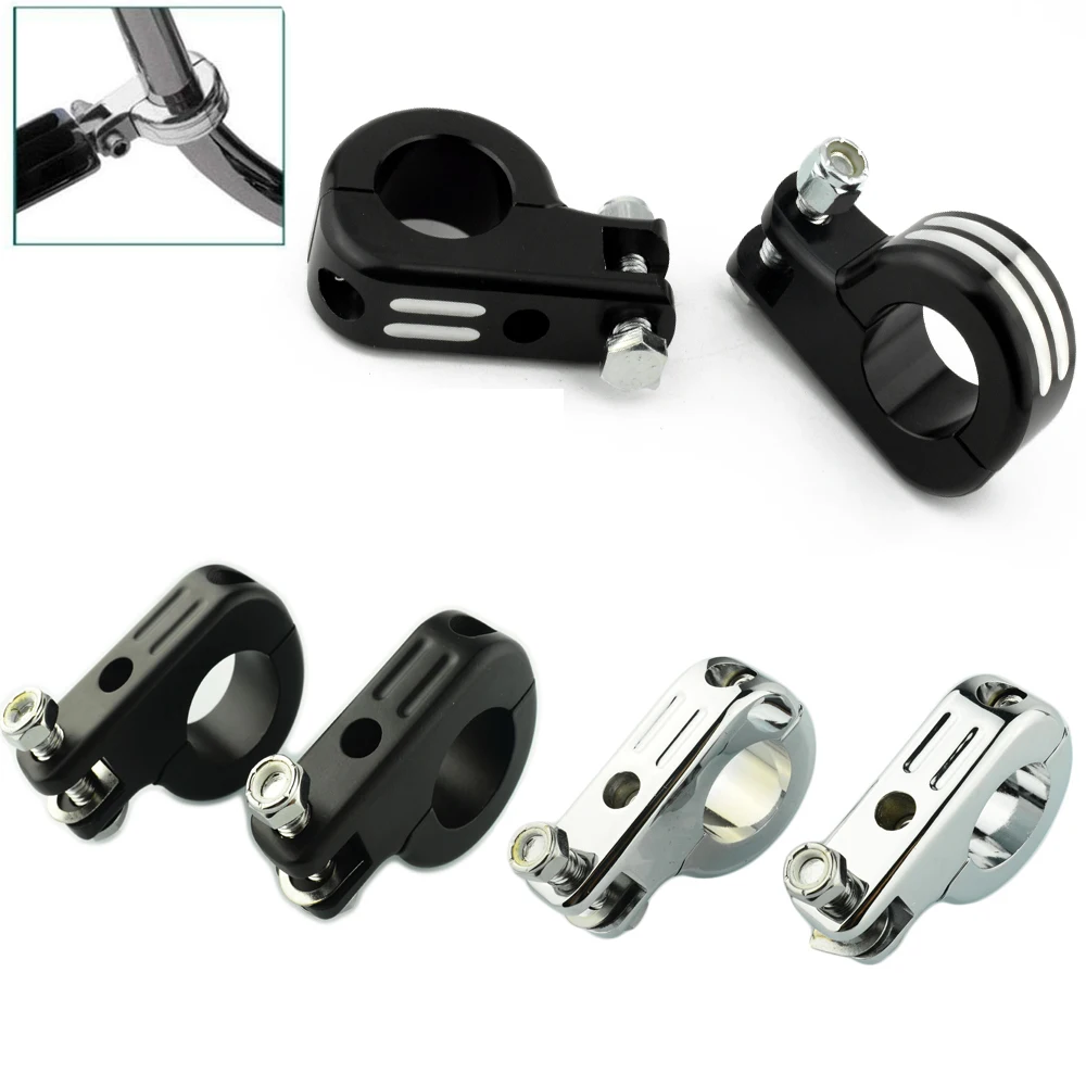 Крепежный комплект для ног мотоцикла для Harley Honda Yamaha Kawasaki Crash Bar защита двигателя шоссе ножной колышек зажимы