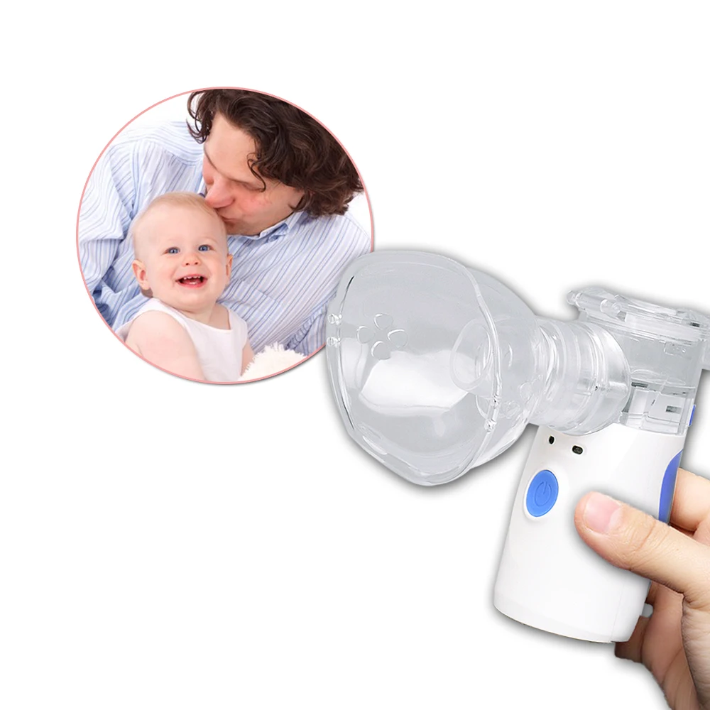 

Nebulizer C101R9 Portable Handheld Medical Throat Nasal Ultrasonic Household Silent Adult Child Nebulizer Battery Humidifier