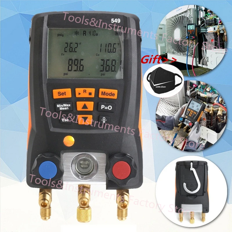 Оригинальный датчик давления Testo 549 549i 810 цифровой манометр для охлаждения