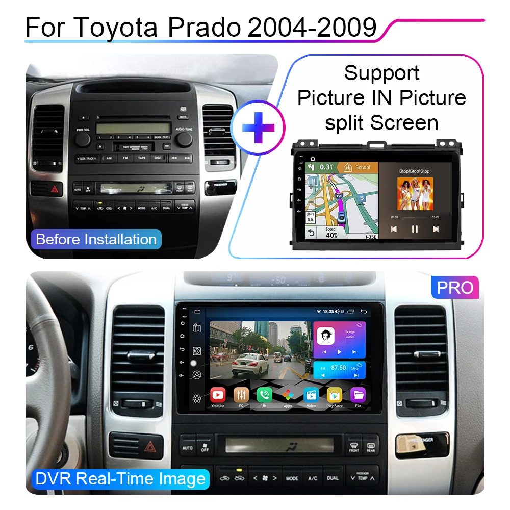 Автомагнитола XIMA Pro на Android 10 2 din gps CarPlay автомобильное радио мультимедийные