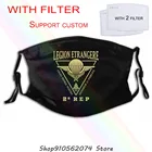 Легиона Etrangere ПАРАШЮТИСТА, французский иностранных полка, Legio Patria Nostra М Маска из полиэстера