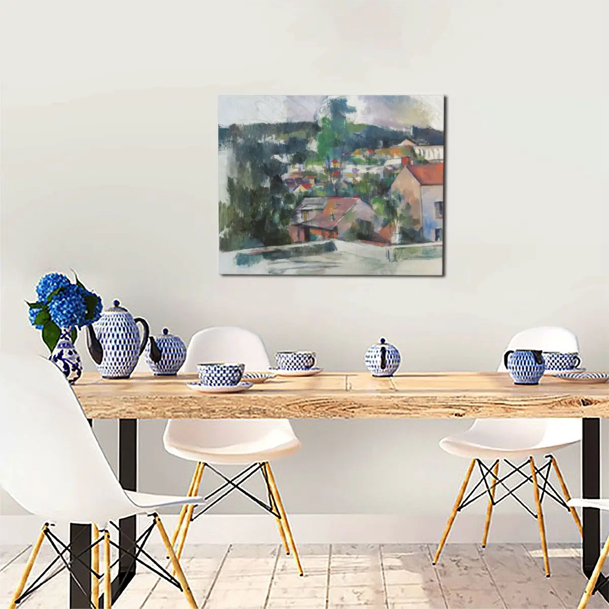 

Cezanne Painting Wood Hall Decoration Pictures New Creative Room Decor