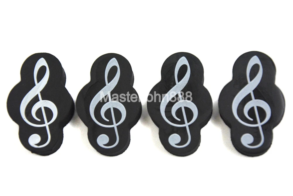 4 шт черный/розовое музыкальное пианино скрипичный ключ в виде скрипичного ключа