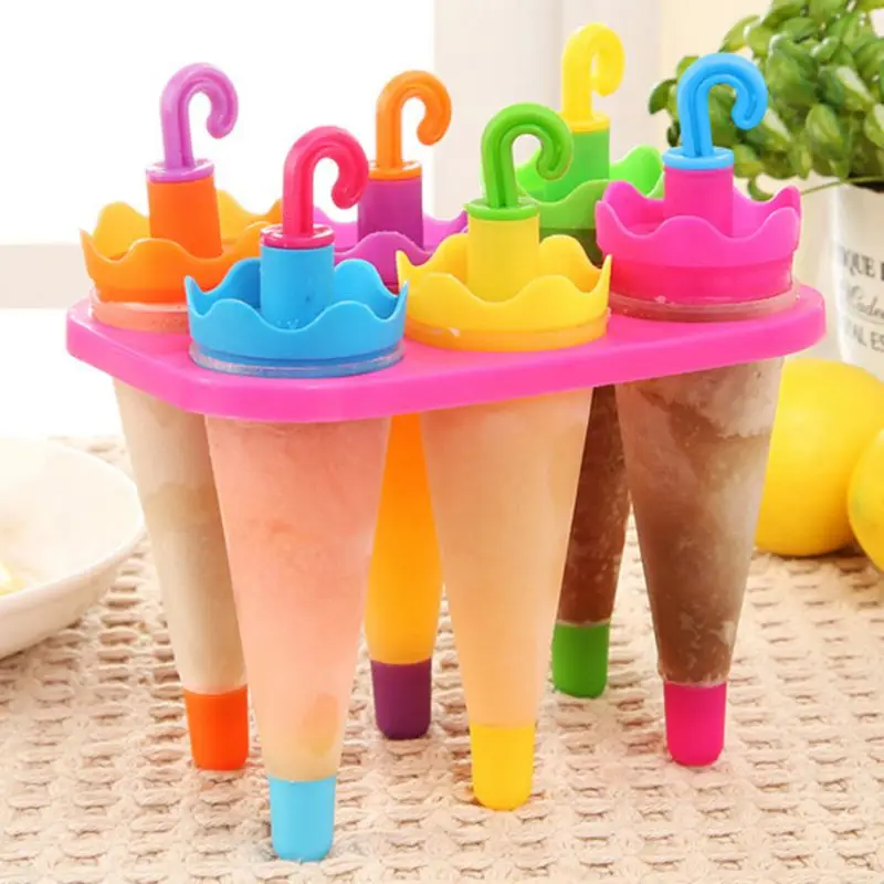 

6 Grid Umbrella Ice Mold 6 Sets Of Umbrella Plastic Ice Grid Ice Mold NewHOT